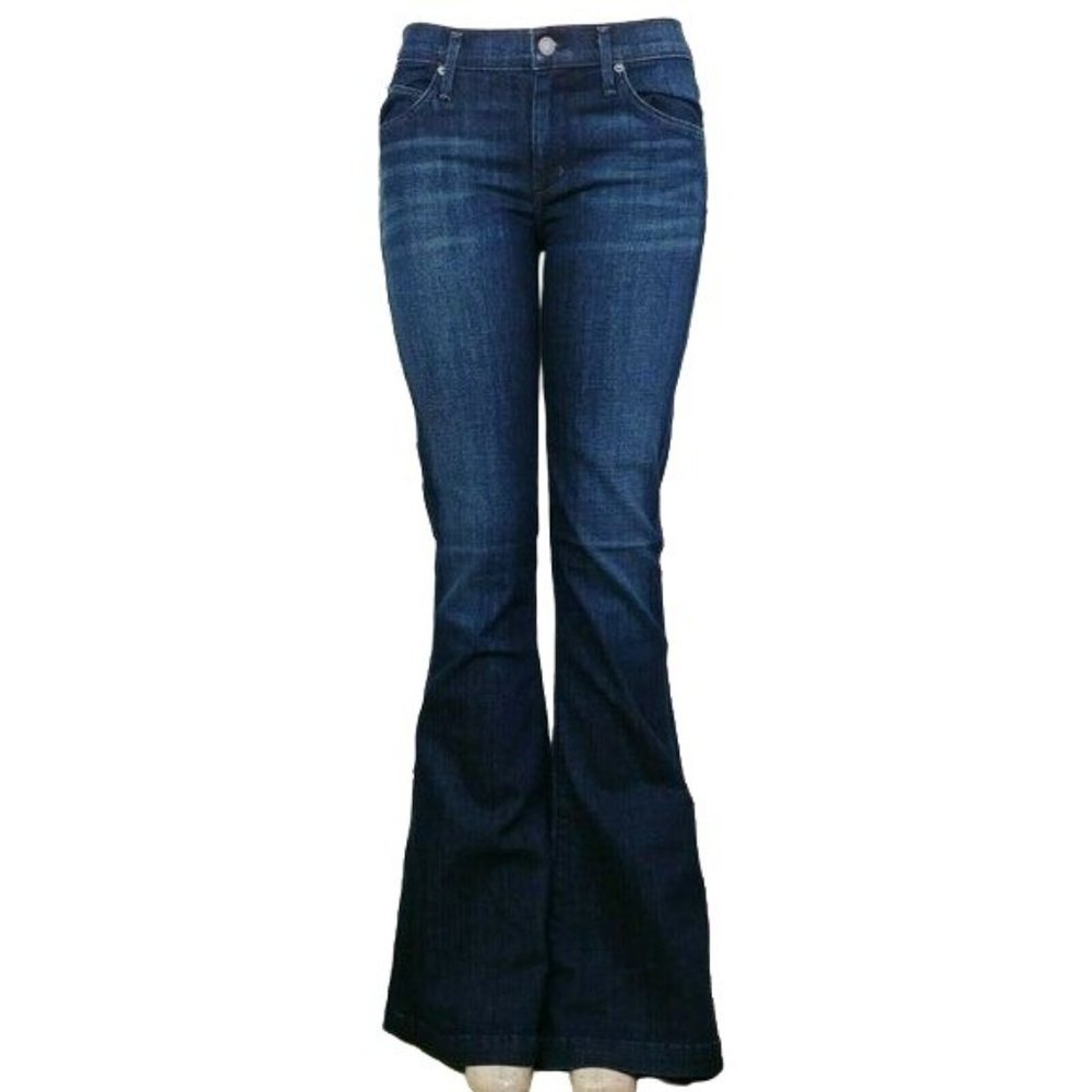 A Gold E Madison Los Angeles 70s Flare Voyager Women's Jeans (33x34)